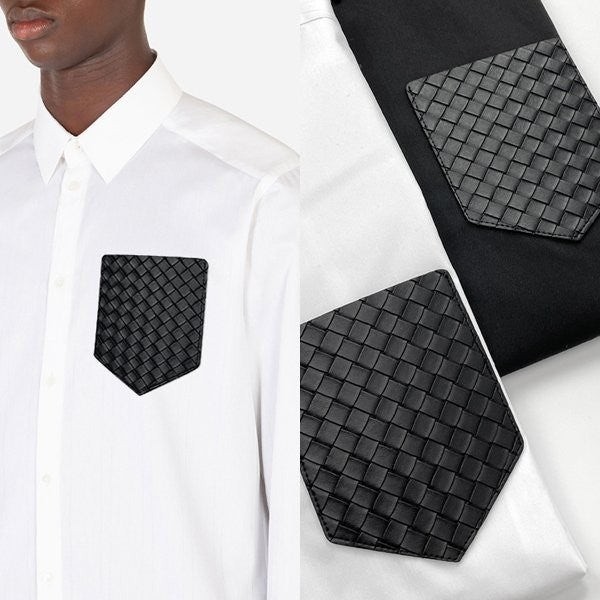 레더포켓 솔리드셔츠 BV-610