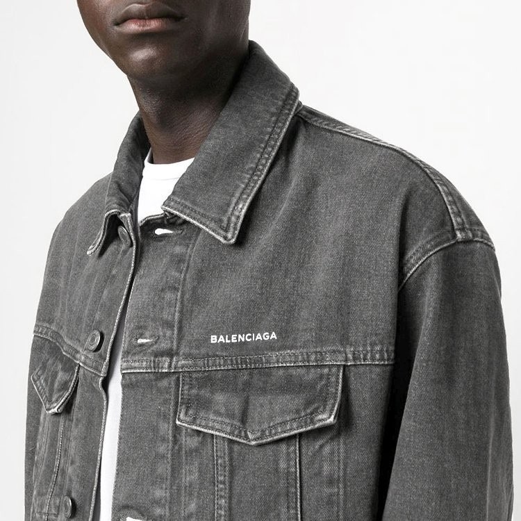 영문로고 데님자켓 BC-3339