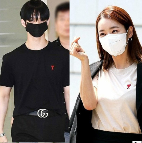 스몰패치 공유 커플 반팔티셔츠 AI-407