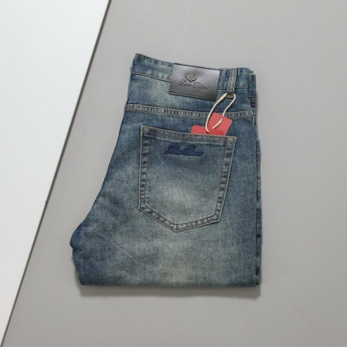 클래식 자수 로고 스판 데님 워싱진 LO-274