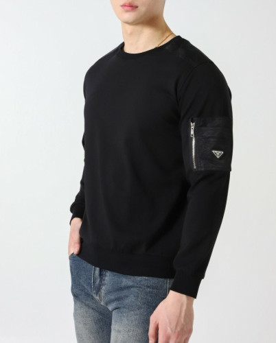 리나일론 개버딘 라이트 플리스 맨투맨 PR-3716