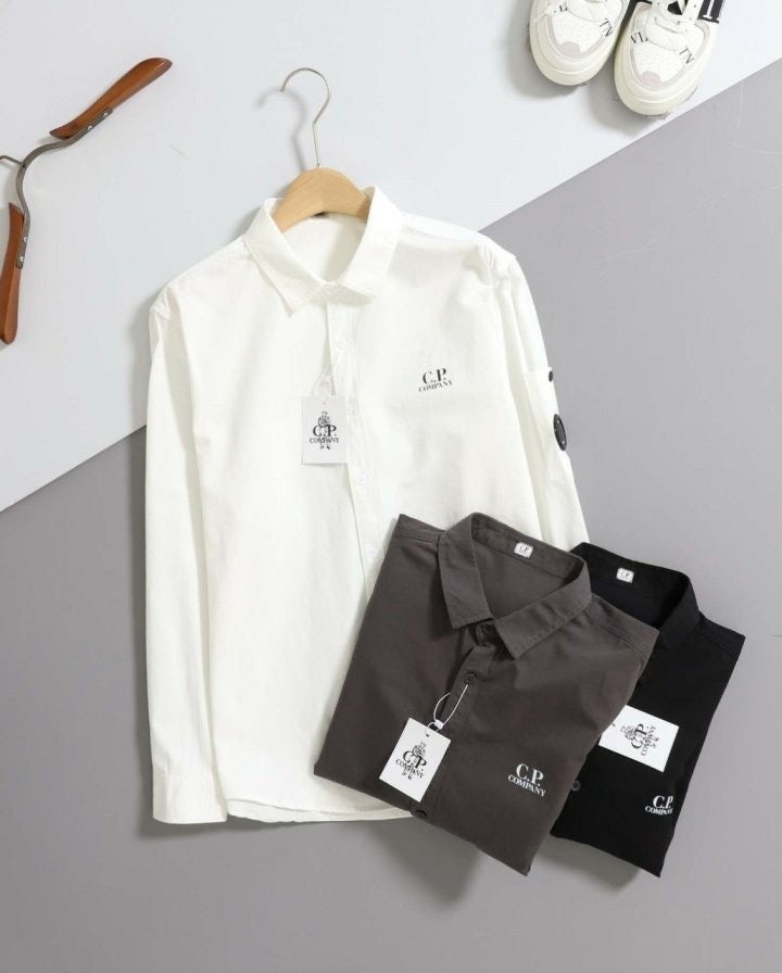 렌즈 솔리드 컬러 셔츠 CP-963