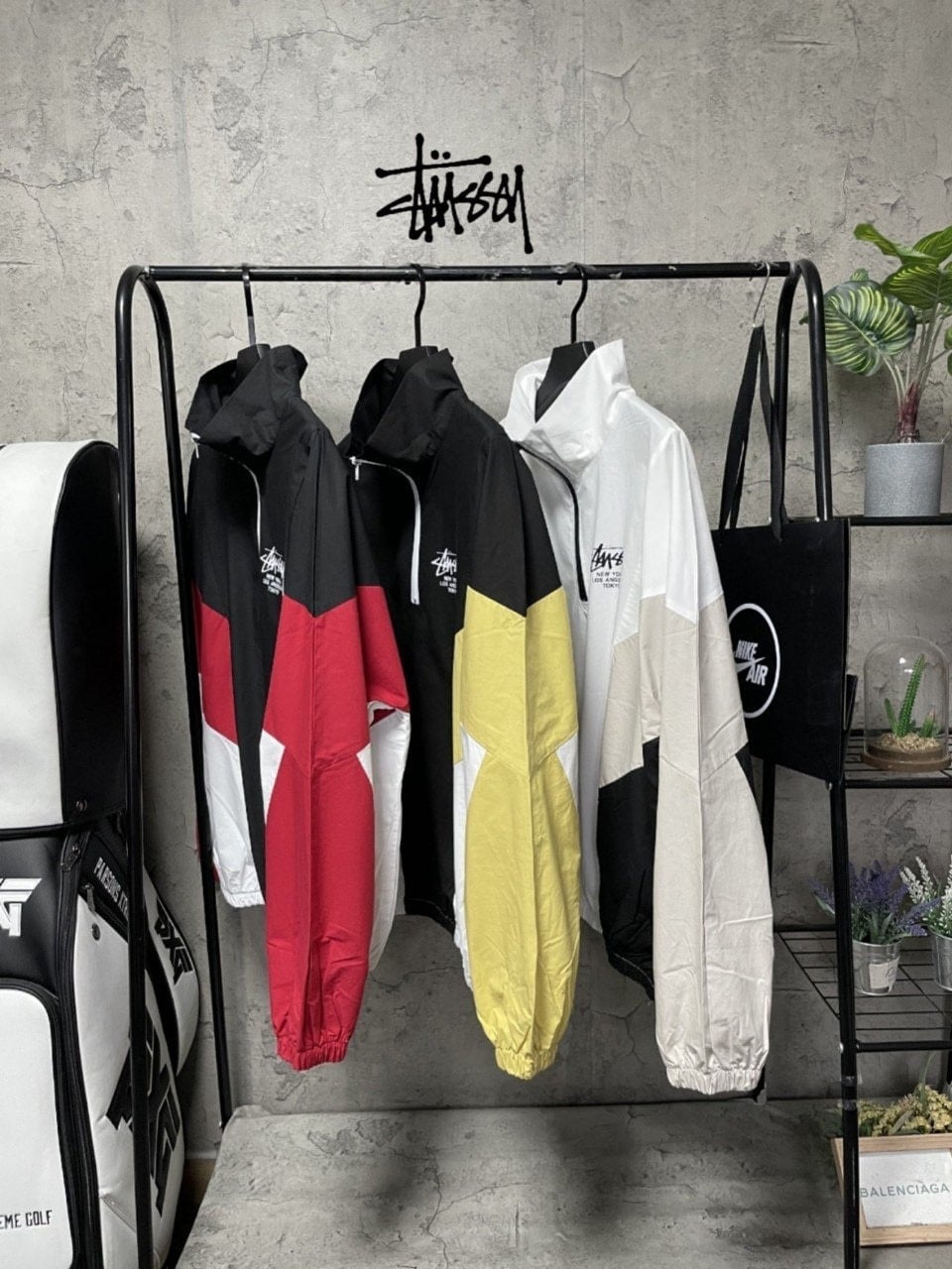 사이드배색 아노락 SY-244