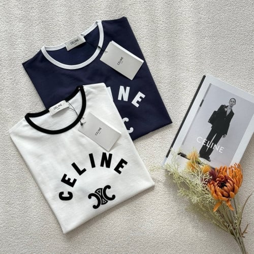 여성 C 파리스 코튼 반팔 티셔츠 CEL-1005