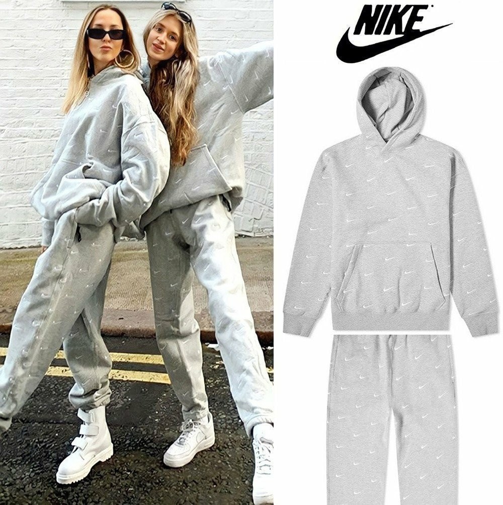 멀티로고 커플 후드셋트 NK-3401