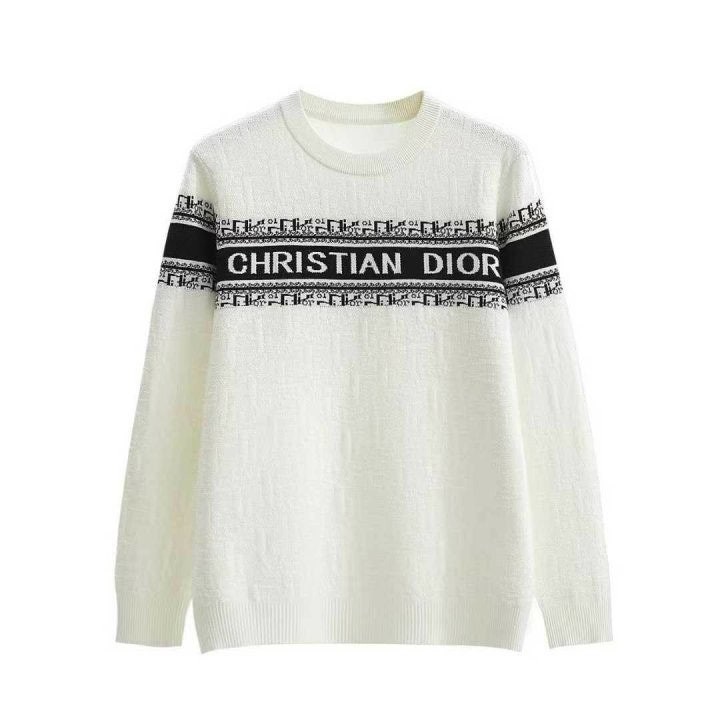 자카드 크루넥 스웨터 DI-1858