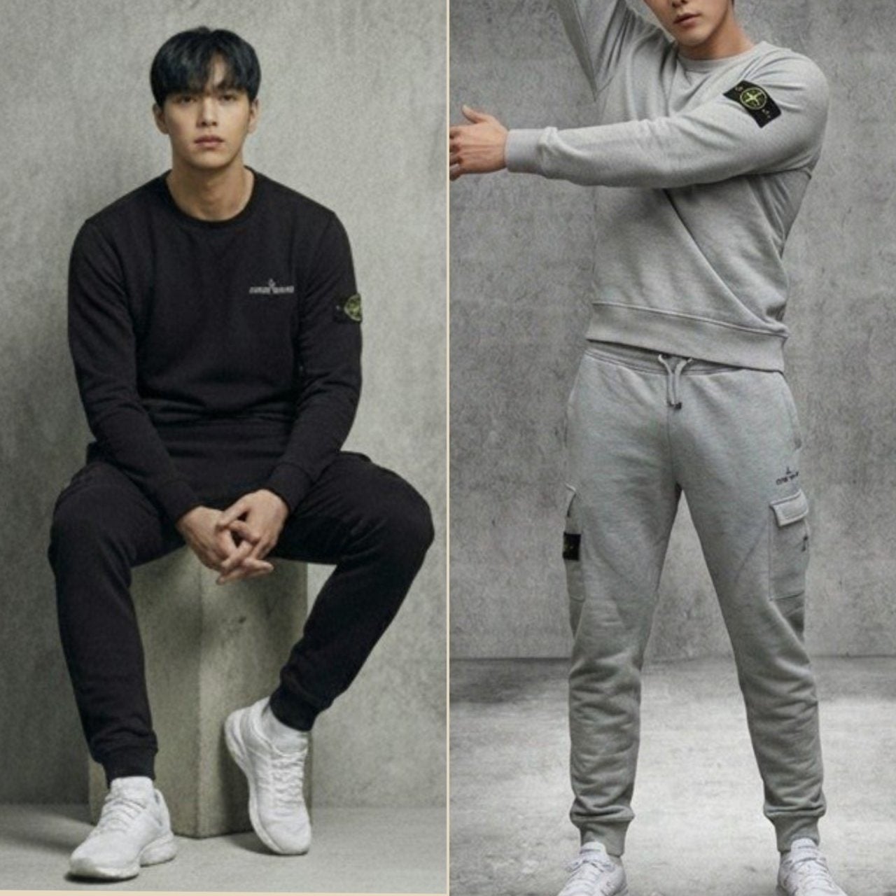 면 맨투맨세트 (P-9653)