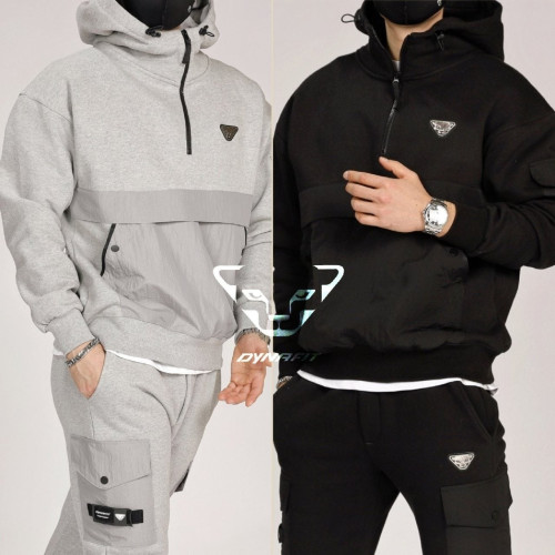 3단 헤비 반집업 후드세트 (P-9716)