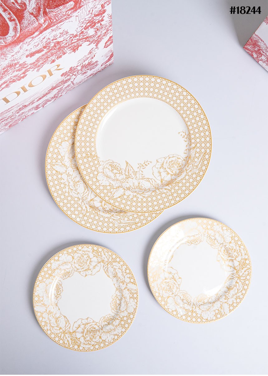 🔆 [CREED] 크리드 까냐쥬 앤 로즈 디저트 플레이트 4PCS 셋 🔆