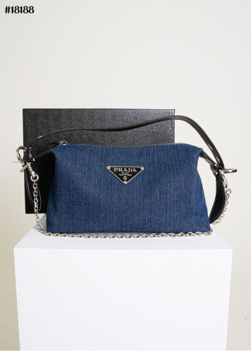 🔆 [PRADA] 프라다 블루 인 데님 체인백 🔆