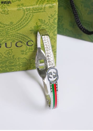 🔆 [GUCCI] 구찌 크리스탈 인터로킹 슈프림 뱅글 브레이슬릿 🔆