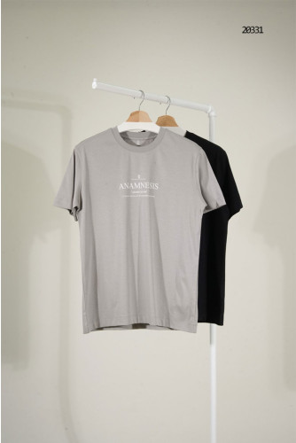 🔆 [BRUNELLO CUCINELLI] 브루넬로 쿠치넬리 레터링 로고 실켓 티셔츠 🔆