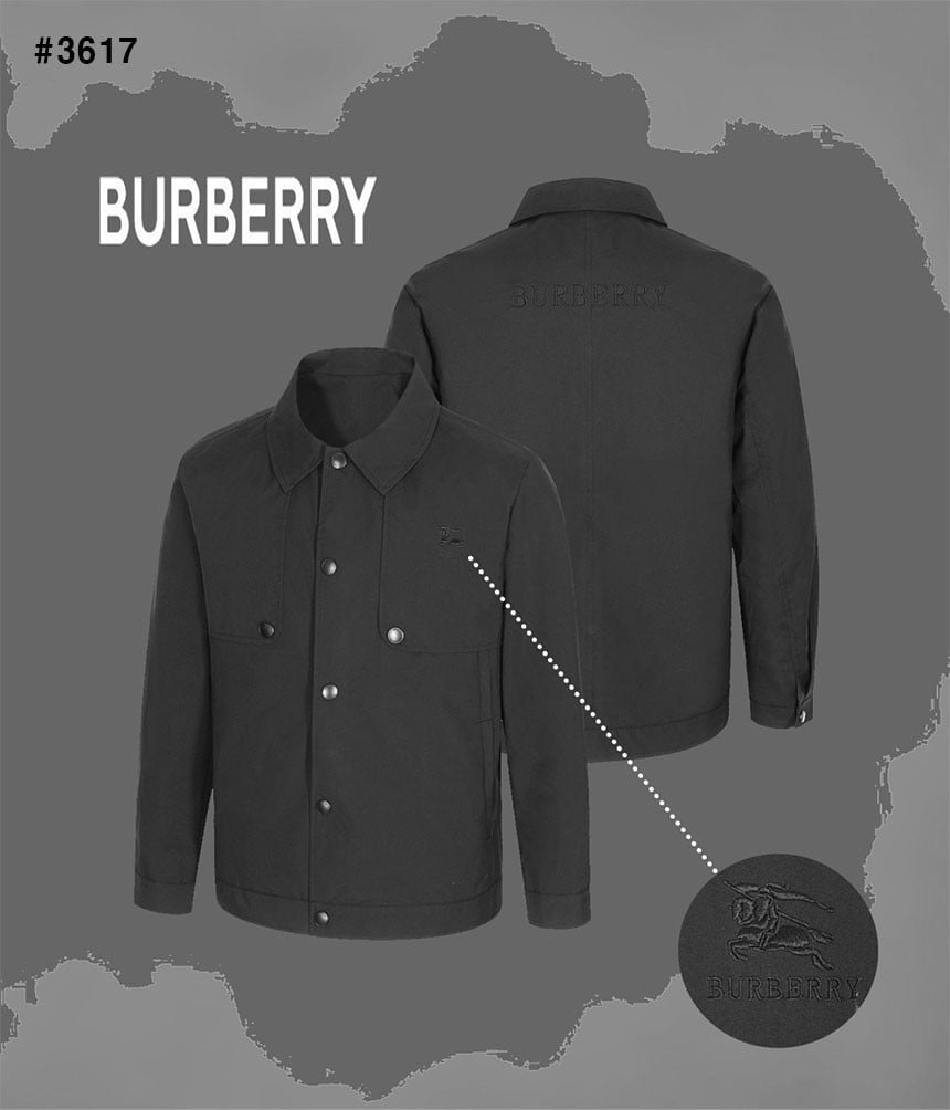 🍀 [BURBERRY] 버버리 로고자수 셔츠형 자켓🍀