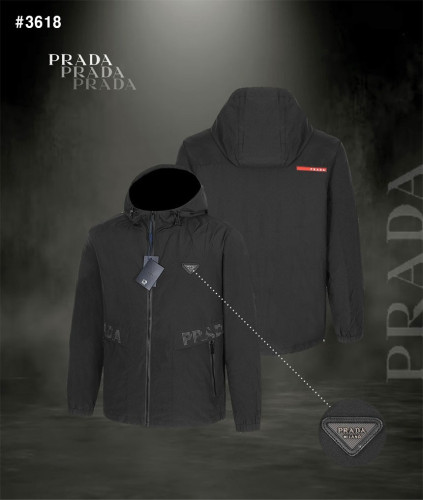 🍀 [PRADA] 프라다 나일론 포켓로고 후드 바람막이 🍀