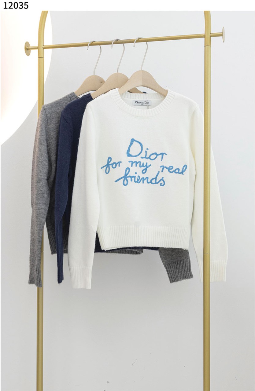 #디올 [Christian Dior] 수입고급 DIOR AND HYLTON NEL 스웨터 신상입고💢 #상의 #니트 #12035