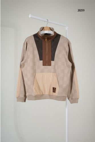 🔆 [LOUIS VUITTON] 루이비통 다미에 하이브리드 하프 집 웨크웨어 풀오버 🔆