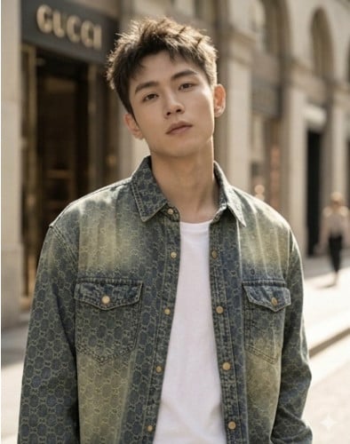 💕 구* 로고 워싱 데님 자켓