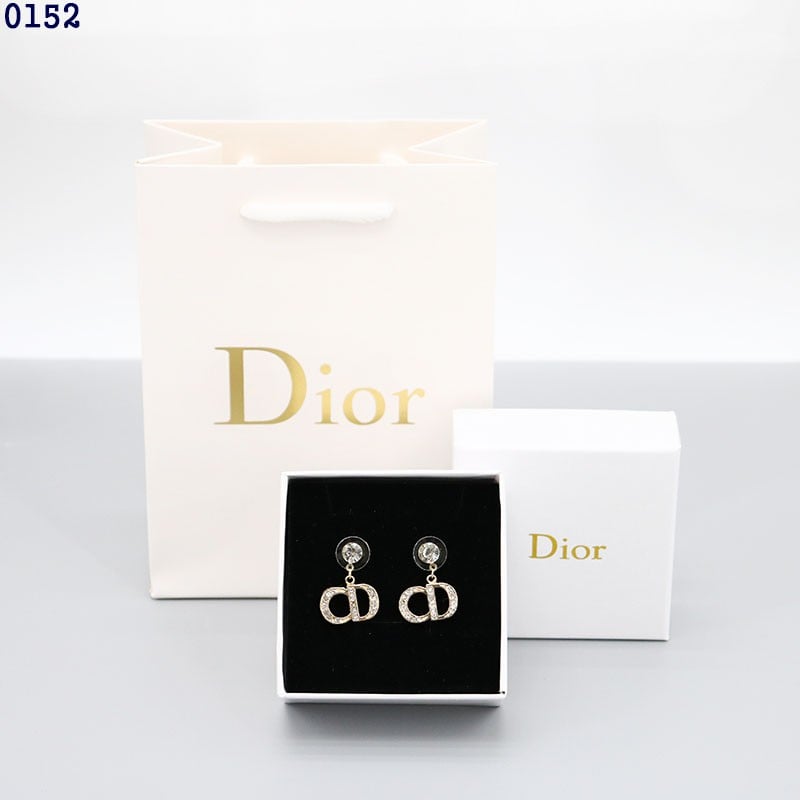 👹디올 CD 크리스탈 골드 이어링👹