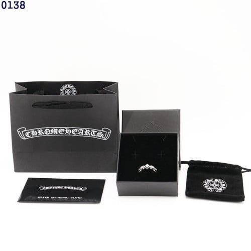 👹크롬하츠 베이비 클래식 더블 플로랄 크로스 링👹