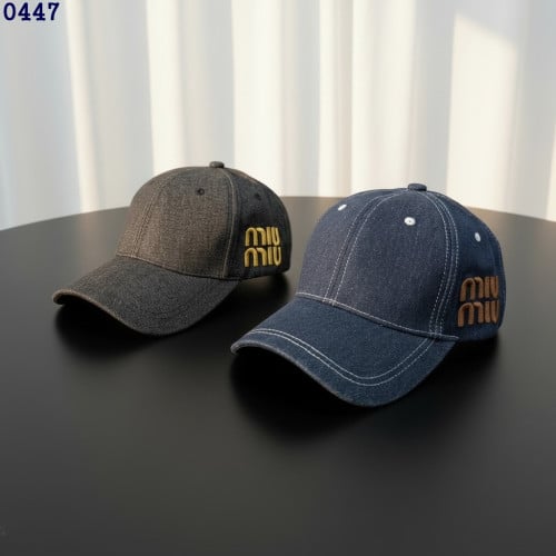 👹미우미우 데님 볼캡 모자👹