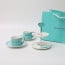 👹티파니 찻잔세트+더블 디저트 블레이트 세트👹