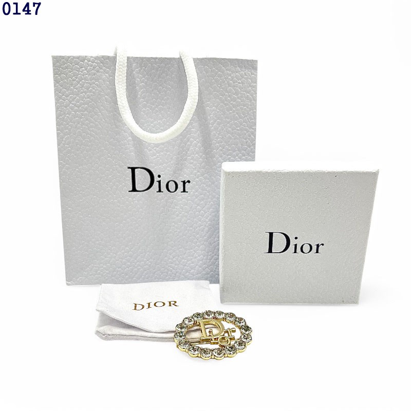 👹디올 크리스탈 골드 브로치👹