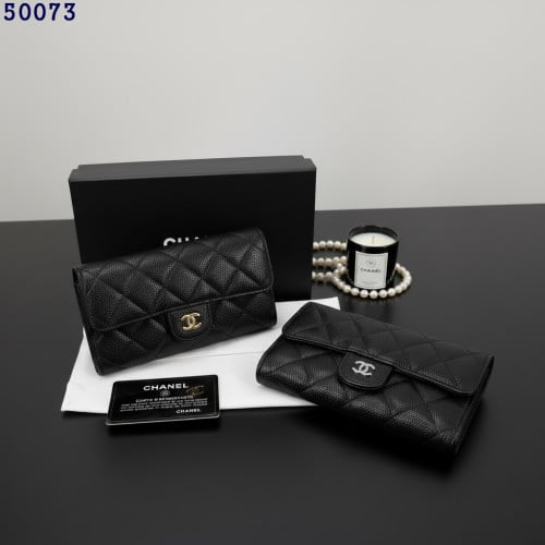 👹샤넬 50073 클래식 캐비어 중지갑👹
