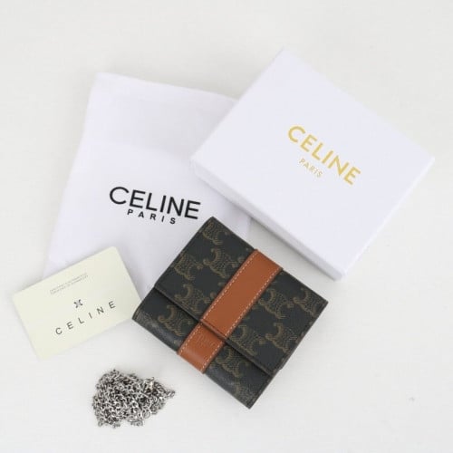 👹셀린느 10665 트리오페 3단 똑딱이 지갑👹