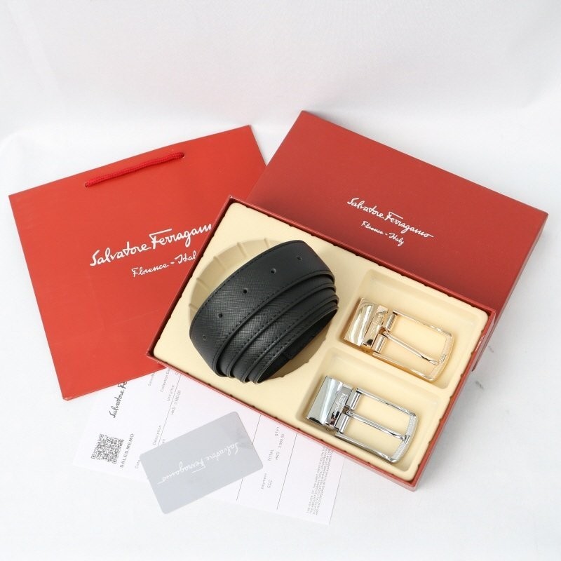 👹페레가모 투버클 컷팅 벨트👹