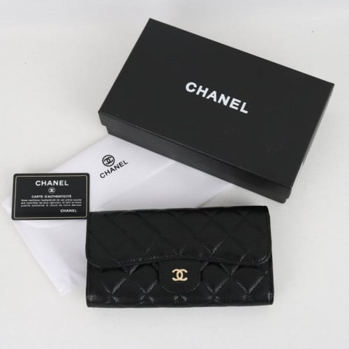 👹샤넬 50095# 클래식 플랩 똑딱이 장지갑👹