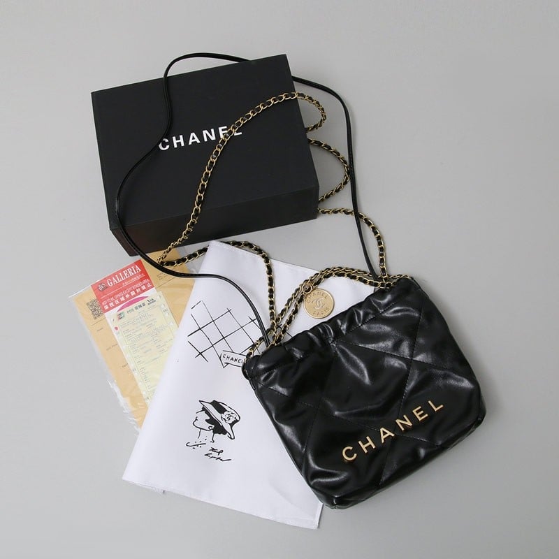 👹샤넬 22백 미니 금장 크로스백👹