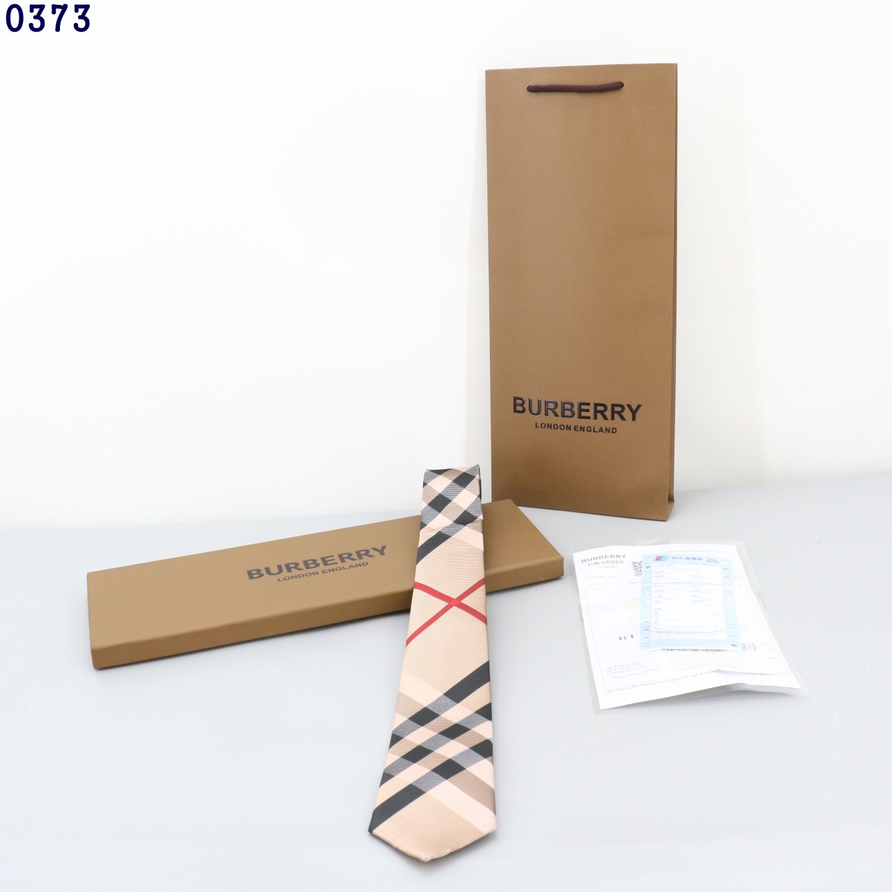 👹버버리 체크 넥타이👹