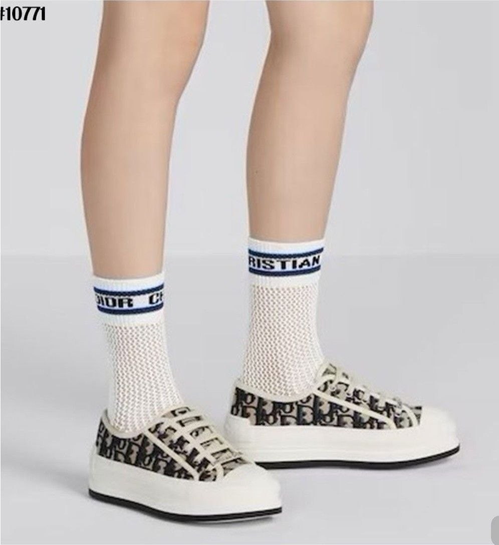 🔆 [DIOR] 크리스찬 디올 WALK'N'DIOR 플랫폼 스니커즈 블루🔆