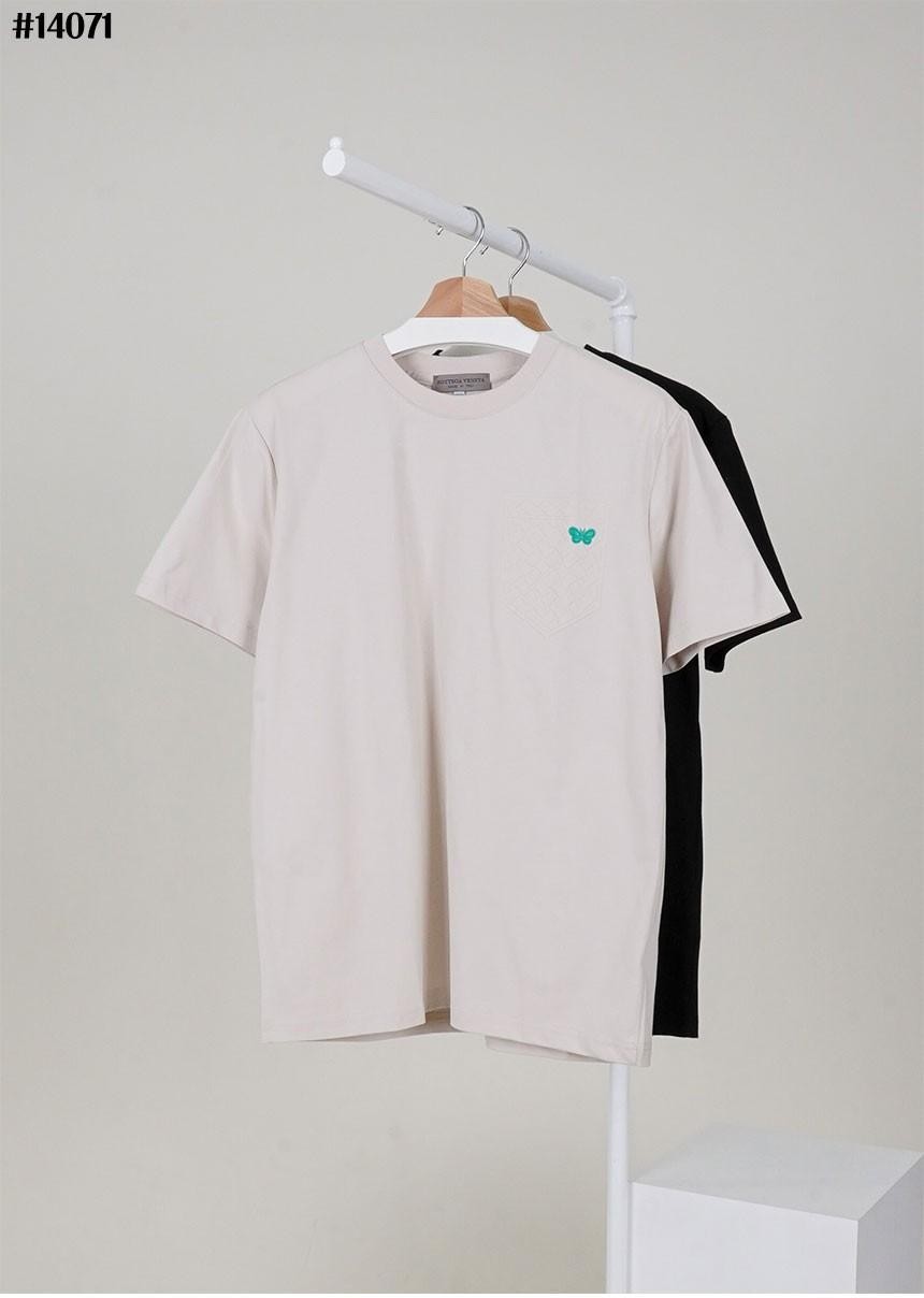 🔆 [Bottega Veneta] 보테가베네타 그린 버터플라이 로프 포켓 코튼 티셔츠 🔆