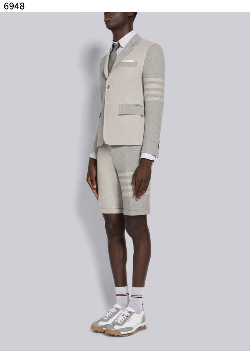 #톰브라운[THOM BROWNE] 수입프리미엄급 로 웨지 비텔로 카프 클리어 솔 테크 러너 스니커즈 세일💢💢💢 #태그 #신발 #6948