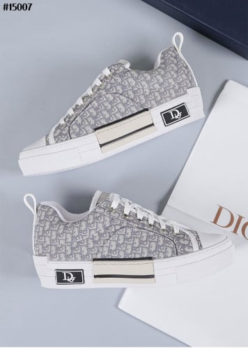 🔆 [DIOR] 크리스찬 디올 B23 루테늄 오블리크 로우탑 스니커즈 그레이 🔆