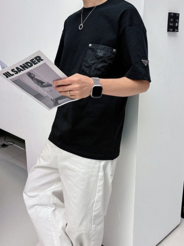 💕 프** 포켓 로고 티셔츠