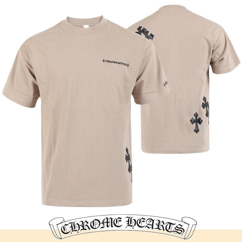 💕 크* 패치 로고 반팔 T