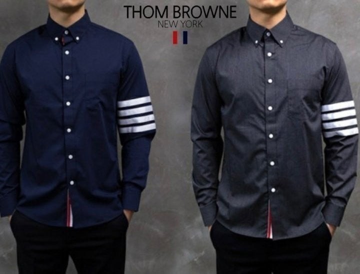 💕 톰* 사선완장 포켓 와이셔츠