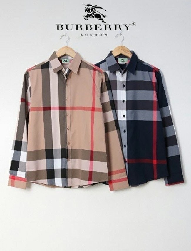 💕 버** 신형 체크 셔츠