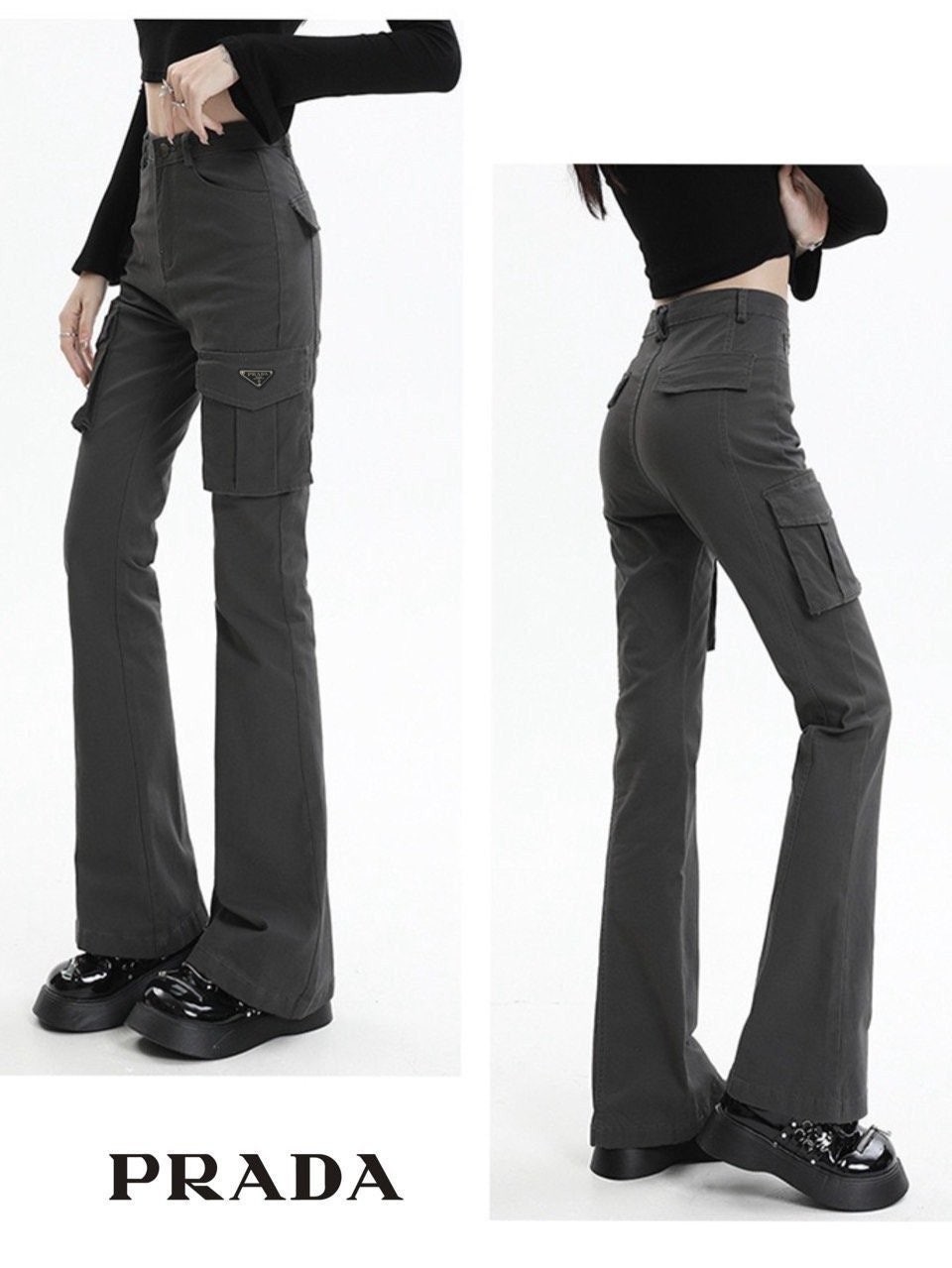 💕 프** 플레이트 카고 부츠컷 팬츠