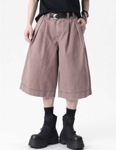 💕 프** 피그먼트 핀턱 버뮤다 팬츠 (남녀공용)