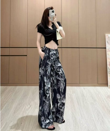 💕 에*** 패턴 실키 팬츠