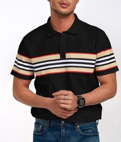 💕 버** 옴므 라인 카라 반팔 니트