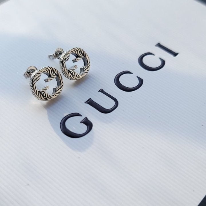 💕 [385번] 구* 인터로킹 G 귀걸이