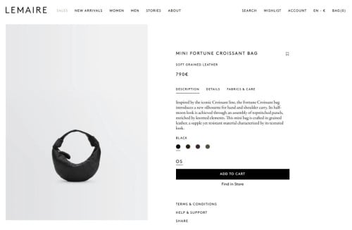 💕 르** 미니 포춘 크루아상 백