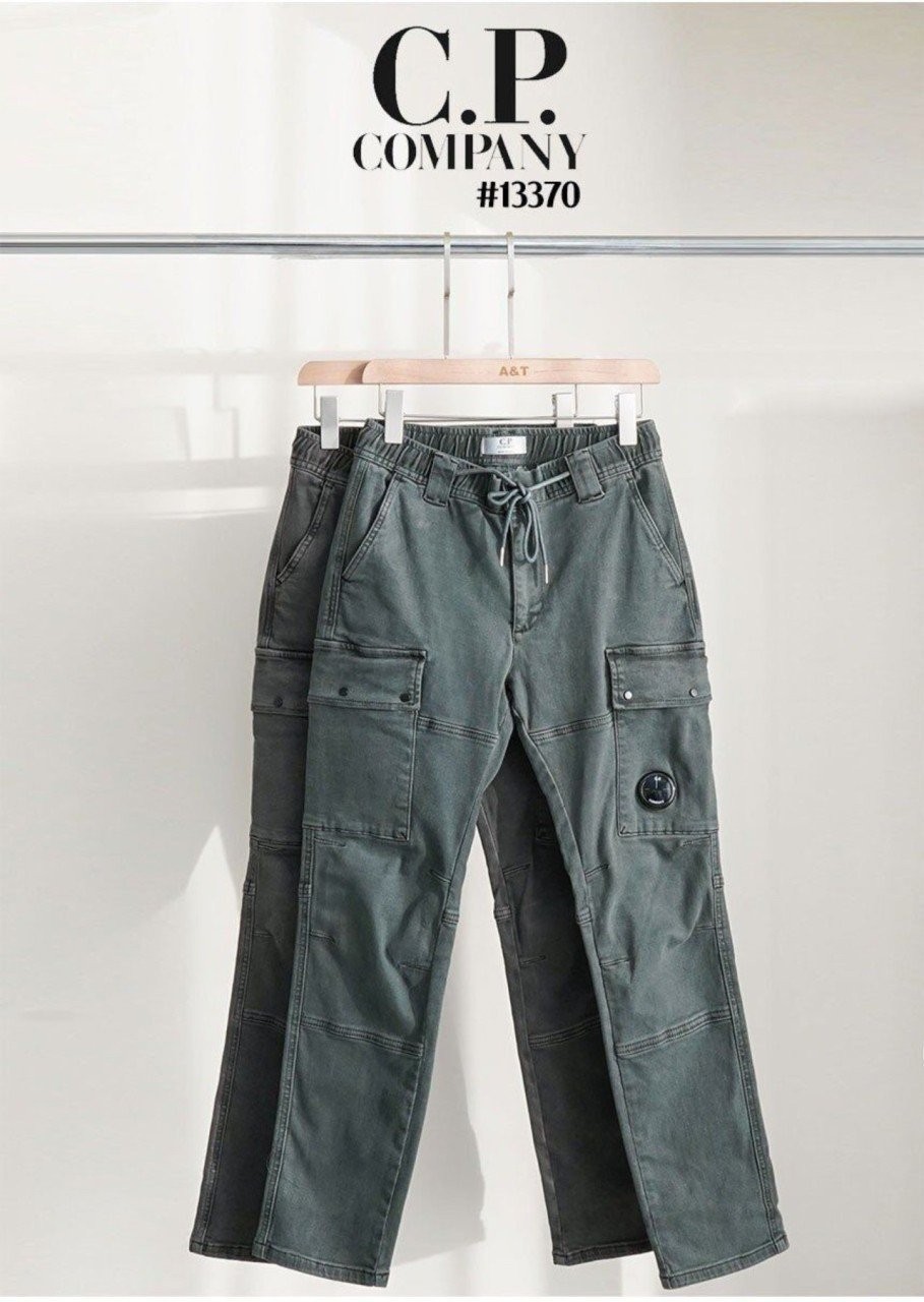 CP 남성 버튼포켓 카고 밴딩팬츠