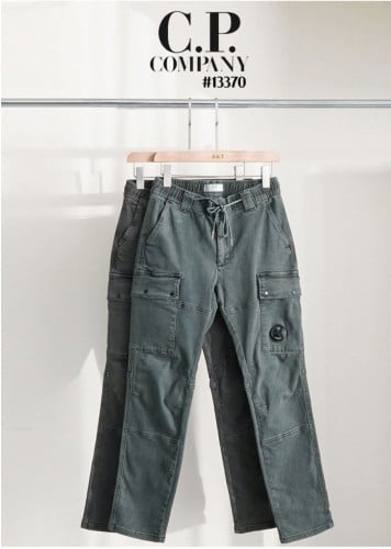 CP 남성 버튼포켓 카고 밴딩팬츠