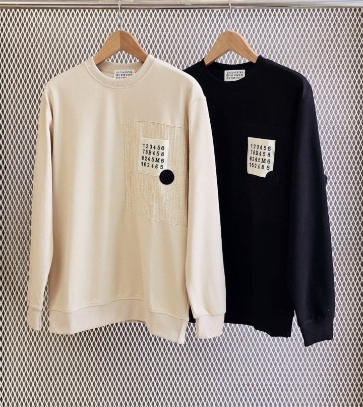 MG 체스트 넘버링 라운드 맨투맨