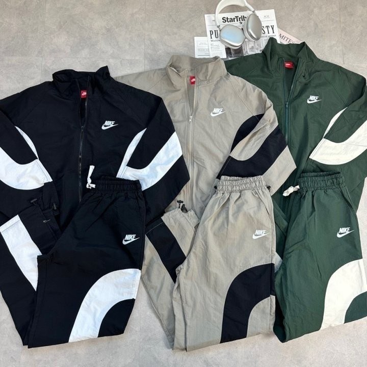 NK 웨이브 배색 바람막이집업 팬츠 셋